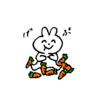 zigzag うさぎ（個別スタンプ：40）