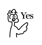 遅刻の言い訳をする鳥（個別スタンプ：38）