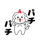 マルチーズ！ティアラ 1（個別スタンプ：24）