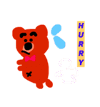 くまさんとくまさんの仲間達（個別スタンプ：7）