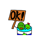 缶詰マリモのまり男くんとまり子ちゃん（個別スタンプ：6）