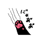 赤いリボンのくろねこさん（個別スタンプ：6）