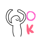 無表情じゃないよ(ヒト)（個別スタンプ：2）
