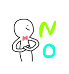 無表情じゃないよ(ヒト)（個別スタンプ：4）