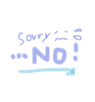 使いやすい！カラフル手書き文字（個別スタンプ：5）