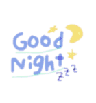 使いやすい！カラフル手書き文字（個別スタンプ：7）