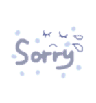 使いやすい！カラフル手書き文字（個別スタンプ：14）