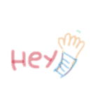 使いやすい！カラフル手書き文字（個別スタンプ：18）