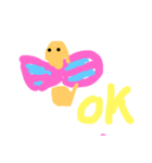 ちょうちょとんで！（個別スタンプ：1）