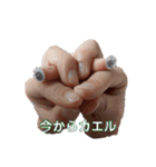 〖 実写だよ〗手遊び よく使う言葉＋α（個別スタンプ：4）