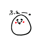まゆげのお返事（個別スタンプ：3）