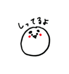 まゆげのお返事（個別スタンプ：22）