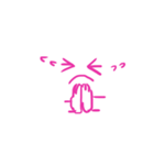 シンプル顔面スタンプ（個別スタンプ：5）