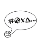 吹き出しのカラフルでか文字（個別スタンプ：39）