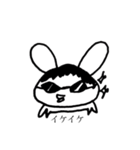 ハゲたうさぎ（個別スタンプ：6）