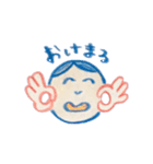 "あかあお"さんたち（個別スタンプ：3）