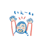 "あかあお"さんたち（個別スタンプ：11）