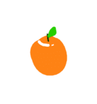 お絵かき果物スタンプ（個別スタンプ：8）