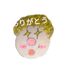 かわいい手描きスタンプ（個別スタンプ：4）