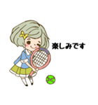 テニスガール♪ みさとテニスクラブVer.（個別スタンプ：19）