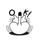 ねことんとん 白猫の日常会話01（個別スタンプ：15）