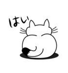 ねことんとん 白猫の日常会話01（個別スタンプ：31）
