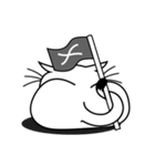 ねことんとん 白猫の日常会話01（個別スタンプ：40）