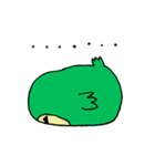ダサかっこいいフクロウ【緑】（個別スタンプ：38）