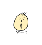 面長豆助の感情（個別スタンプ：7）
