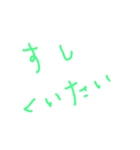 シンプルに文字だけ2（個別スタンプ：7）
