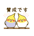 やさしいインコちゃんず（個別スタンプ：12）