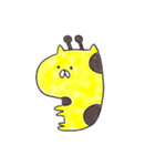 きりんの、ゆるーいらくがきです。（個別スタンプ：16）