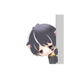 くろねこだんし（個別スタンプ：12）