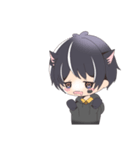 くろねこだんし（個別スタンプ：13）