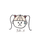 ツインテール・ガール（個別スタンプ：6）