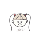 ツインテール・ガール（個別スタンプ：7）
