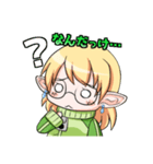 ゲーマーなエルフさん（個別スタンプ：19）