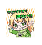 ゲーマーなエルフさん（個別スタンプ：21）
