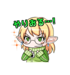 ゲーマーなエルフさん（個別スタンプ：30）
