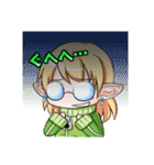 ゲーマーなエルフさん（個別スタンプ：32）