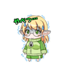 ゲーマーなエルフさん（個別スタンプ：36）