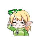 ゲーマーなエルフさん（個別スタンプ：39）