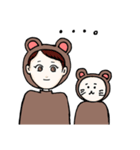 くま(仮)（個別スタンプ：14）