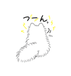 もふもふネコ（個別スタンプ：4）