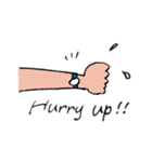 Hands daily！！（個別スタンプ：7）