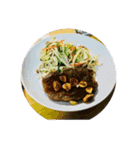飯テロ投下（個別スタンプ：14）