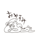 ろあんぬスタンプモノクロVer.（個別スタンプ：9）
