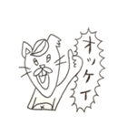 ろあんぬスタンプモノクロVer.（個別スタンプ：11）