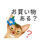 アビにゃん 日常①（個別スタンプ：13）