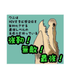 ワニ図鑑スタンプ（個別スタンプ：35）